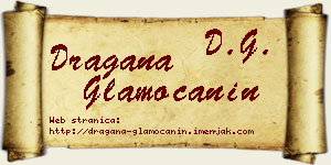Dragana Glamočanin vizit kartica